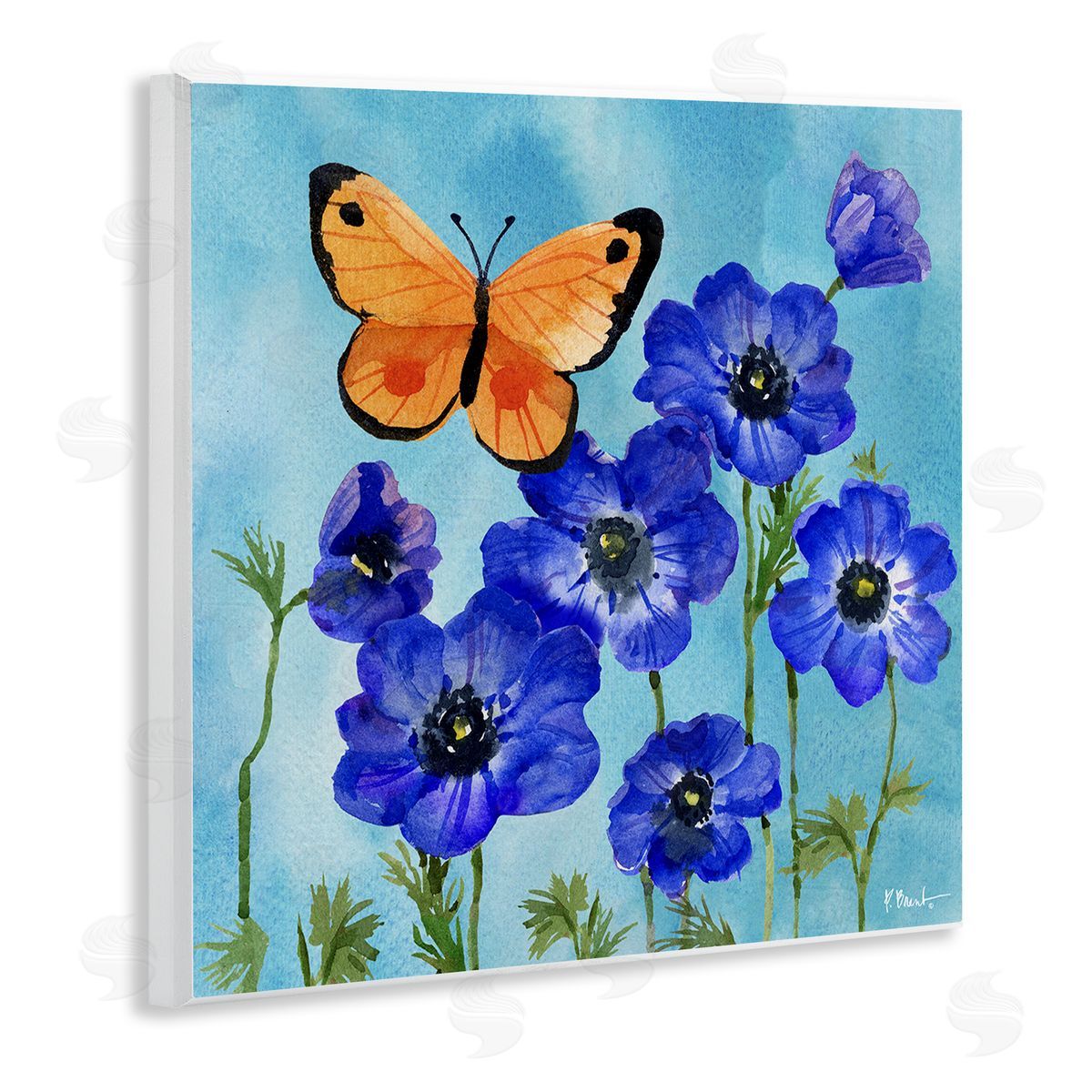 Poetic Monarch Butterfly Wood Plaque Wall Art, Home Decor by Paul Brent
