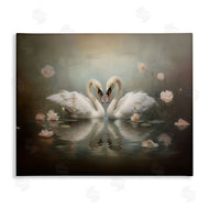Arlington Prints | Romantic Swans Reflection
