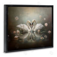 Arlington Prints | Romantic Swans Reflection