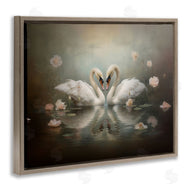 Arlington Prints | Romantic Swans Reflection