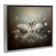 Arlington Prints | Romantic Swans Reflection