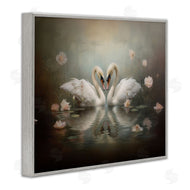 Arlington Prints | Romantic Swans Reflection