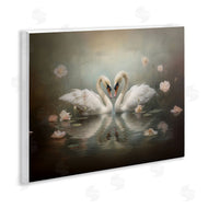 Arlington Prints | Romantic Swans Reflection