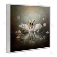 Arlington Prints | Romantic Swans Reflection