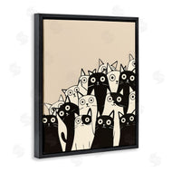 Arlington Prints | Fun Modern Black & White Cats