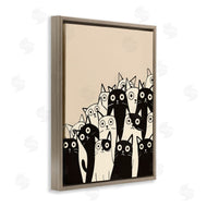Arlington Prints | Fun Modern Black & White Cats