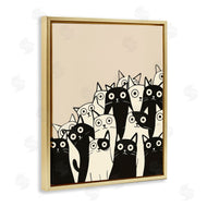 Arlington Prints | Fun Modern Black & White Cats