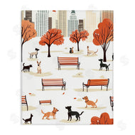 Arlington Prints | Autumn City Park Dogs