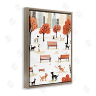 Arlington Prints | Autumn City Park Dogs