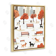 Arlington Prints | Autumn City Park Dogs