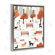 Arlington Prints | Autumn City Park Dogs
