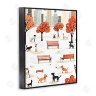 Arlington Prints | Autumn City Park Dogs