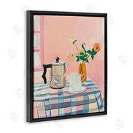 Arlington Prints | Pink Retro Kitchen Table
