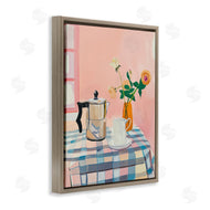 Arlington Prints | Pink Retro Kitchen Table