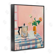 Arlington Prints | Pink Retro Kitchen Table