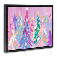 Arlington Prints | Pastel Christmas Trees Abstraction