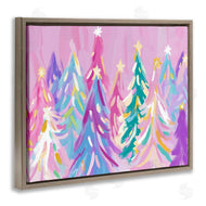 Arlington Prints | Pastel Christmas Trees Abstraction