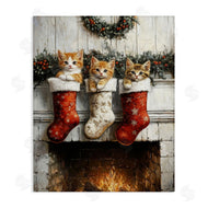 Arlington Prints | Christmas Kittens in Stockings