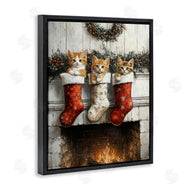 Arlington Prints | Christmas Kittens in Stockings