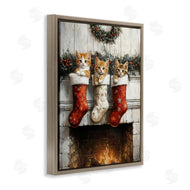 Arlington Prints | Christmas Kittens in Stockings