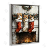 Arlington Prints | Christmas Kittens in Stockings