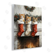 Arlington Prints | Christmas Kittens in Stockings