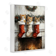 Arlington Prints | Christmas Kittens in Stockings