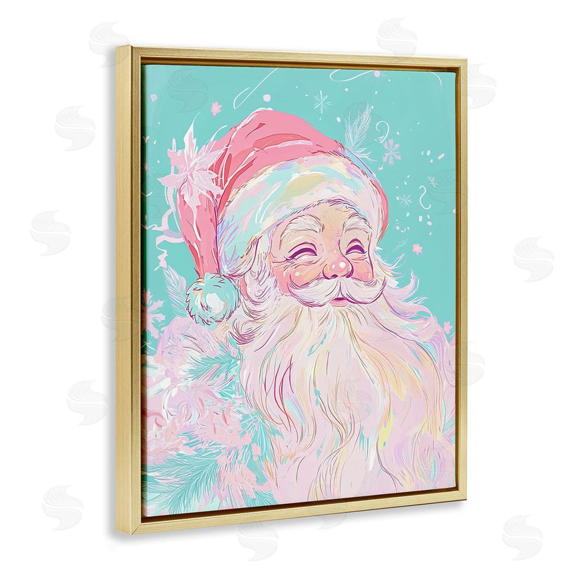Arlington Prints | Pastel Jolly Santa Claus