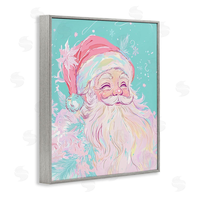 Arlington Prints | Pastel Jolly Santa Claus