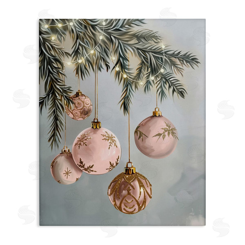 Arlington Prints | Pink Hanging Christmas Ornaments