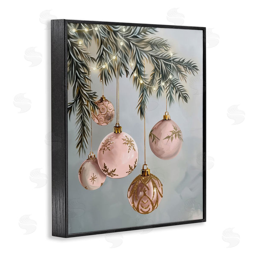 Arlington Prints | Pink Hanging Christmas Ornaments