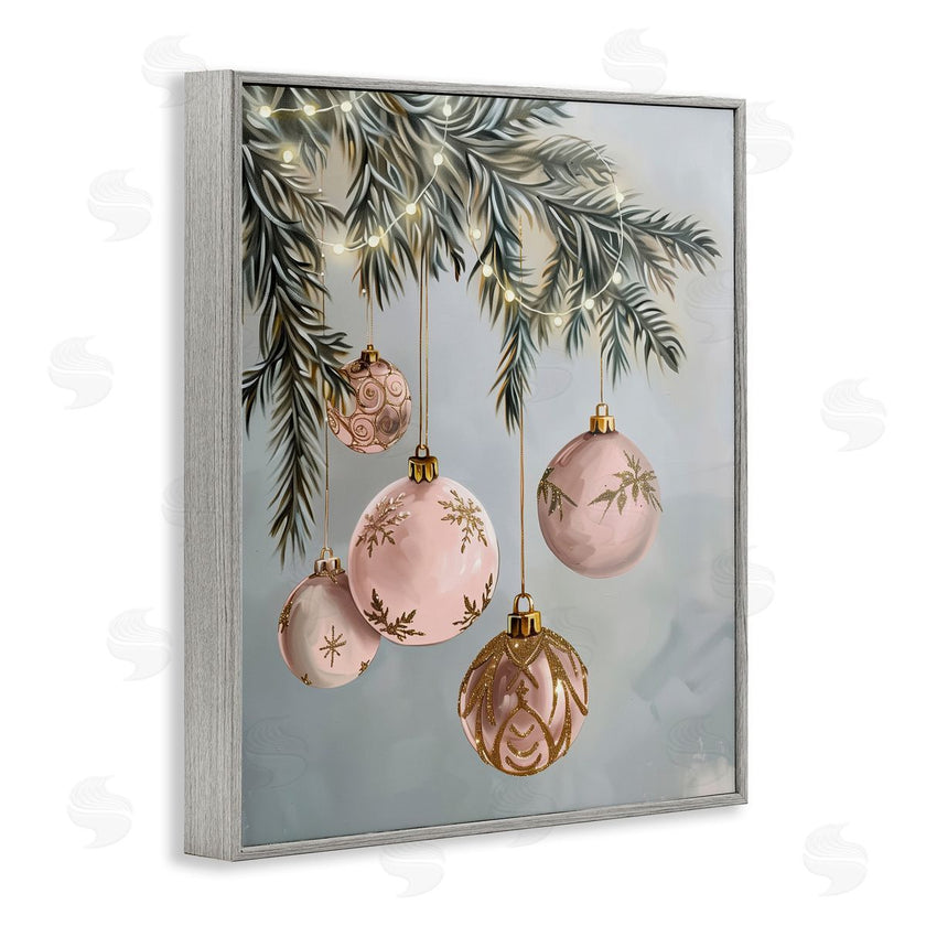 Arlington Prints | Pink Hanging Christmas Ornaments