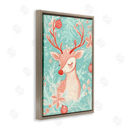 Arlington Prints | Pink & Blue Vintage Reindeer