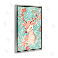 Arlington Prints | Pink & Blue Vintage Reindeer