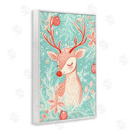 Arlington Prints | Pink & Blue Vintage Reindeer