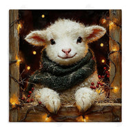 Riley B | Festive Lamb with Holiday Lights