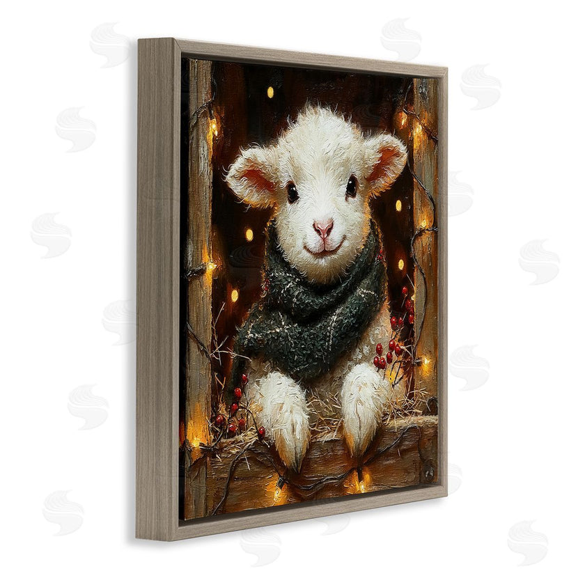 Riley B | Festive Lamb with Holiday Lights