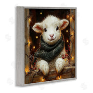Riley B | Festive Lamb with Holiday Lights