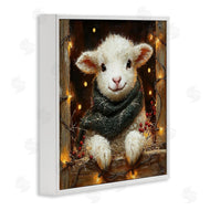 Riley B | Festive Lamb with Holiday Lights