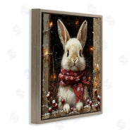 Riley B | Bunny with Snowy Holly Berries