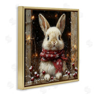 Riley B | Bunny with Snowy Holly Berries