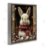 Riley B | Bunny with Snowy Holly Berries