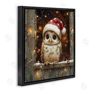 Riley B | Festive Owl with Holiday Lights