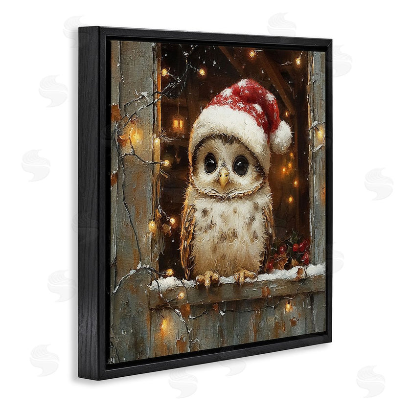 Riley B | Festive Owl with Holiday Lights