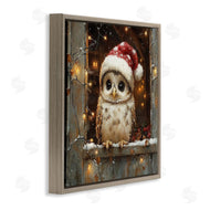 Riley B | Festive Owl with Holiday Lights