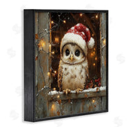 Riley B | Festive Owl with Holiday Lights