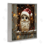 Riley B | Festive Owl with Holiday Lights