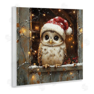 Riley B | Festive Owl with Holiday Lights