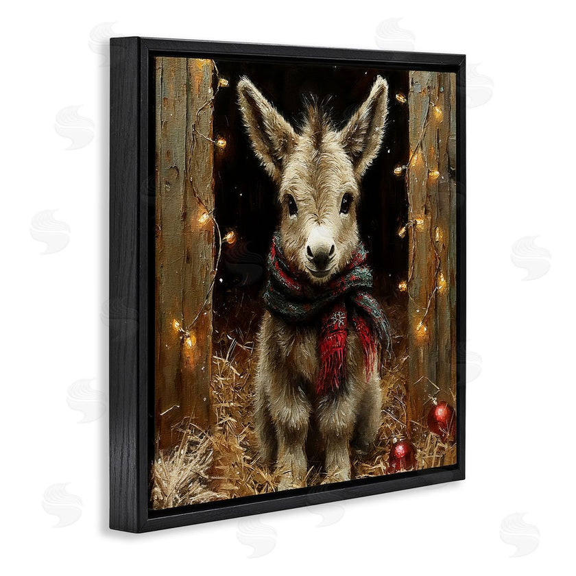 Riley B | Baby Donkey & Holiday Lights