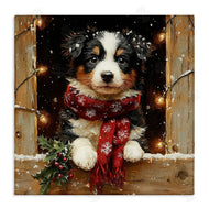 Riley B | Snowy Christmas Lights Puppy